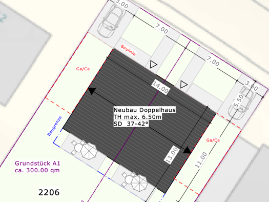 Grundstück zum Kauf provisionsfrei 159.050 € 299 m² Grundstück Gellmersbach Weinsberg 74189