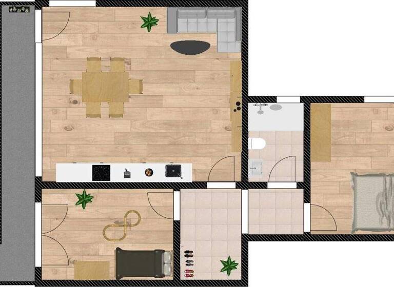 Wohnung zur Miete 825 € 3 Zimmer 70,2 m² 2. Geschoss frei ab 01.04.2026 Jandelsbrunnerstr. 16 Waldkirchen 94065