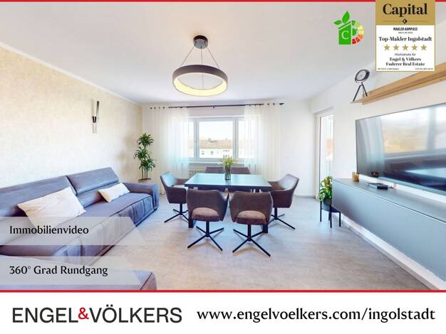 Wohnung zum Kauf 410.000 € 4 Zimmer 95 m² 1. Geschoss Großmehring 85098