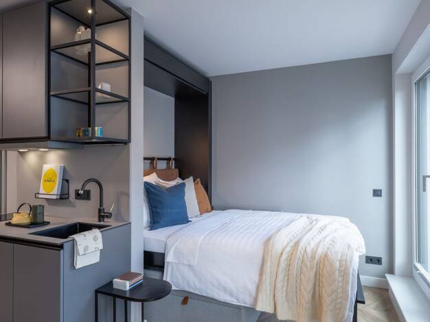 Wohnung zur Miete 815 € 1 Zimmer 20,5 m² 4. Geschoss frei ab 01.11.2026 Kreutzigerstraße 14 Friedrichshain Berlin 10247