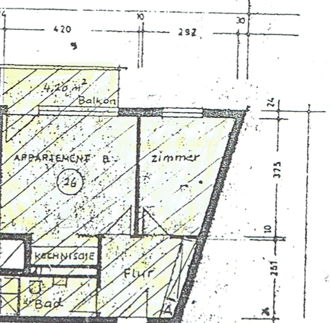 Wohnung zum Kauf provisionsfrei 305.000 € 1,5 Zimmer 39,2 m²<br/>Wohnfläche 1.<br/>Geschoss Milbertshofen München 80807