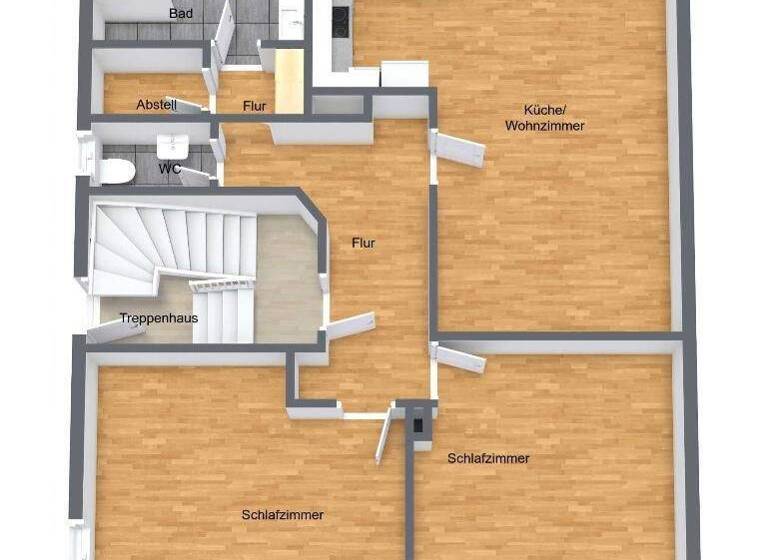 Wohnung zur Miete 1.490 € 3 Zimmer 85 m² Albert-Schäffle-Str. 66 Ost Stuttgart 70186