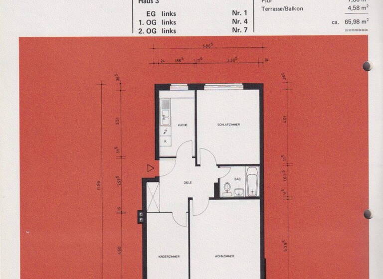 Wohnung zum Kauf provisionsfrei 375.000 € 3 Zimmer 66 m² 1. Geschoss Von-Sauer-Str. 36 Bahrenfeld Hamburg 22761