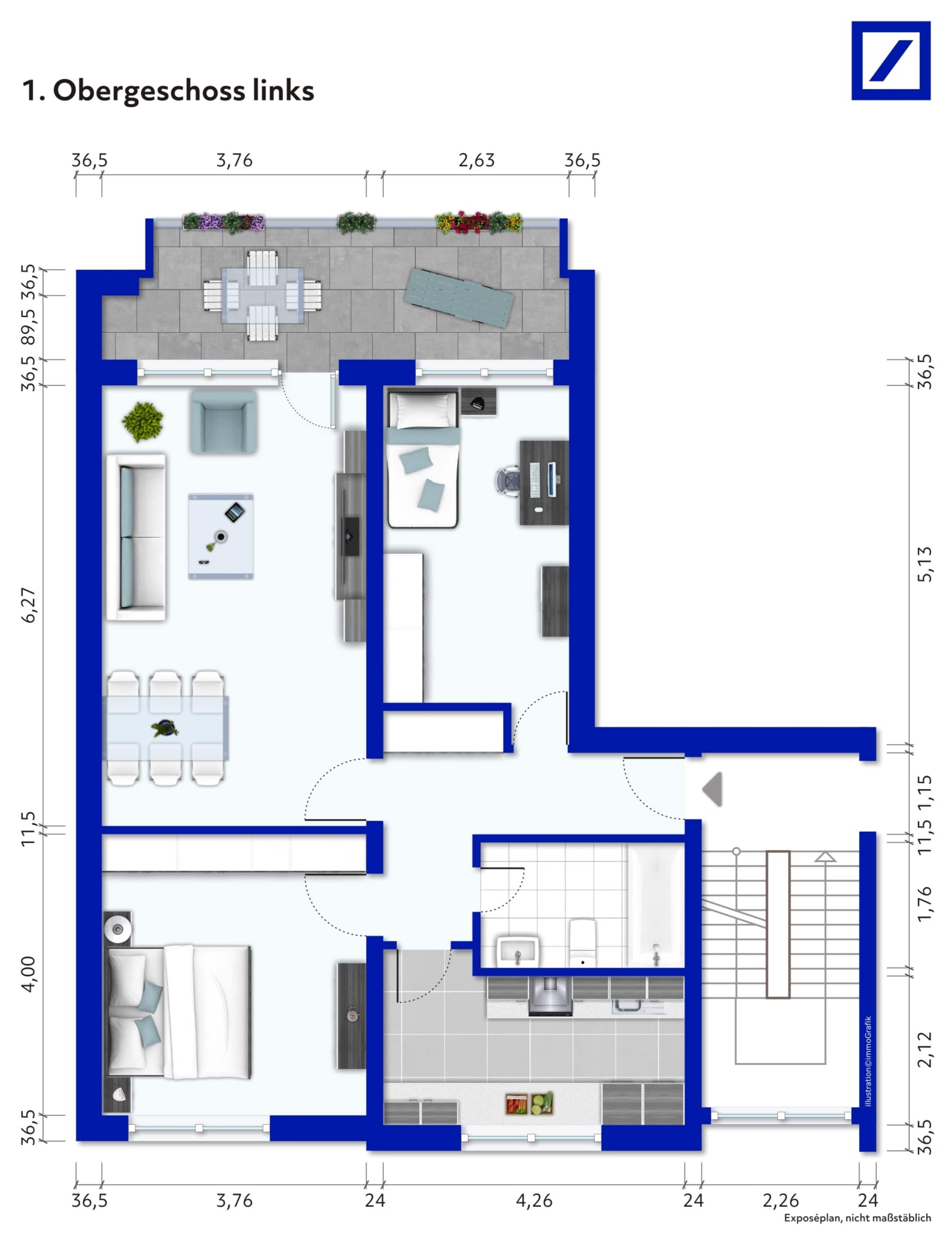 Wohnung zum Kauf 129.000 € 3 Zimmer 81 m²<br/>Wohnfläche 1.<br/>Geschoss Schalke Gelsenkirchen 45881