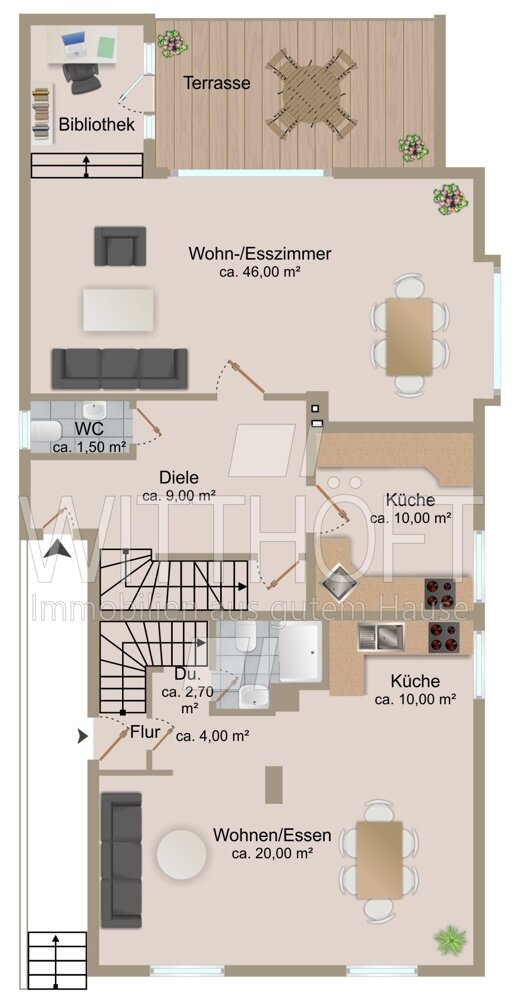 Einfamilienhaus zum Kauf 840.000 € 6 Zimmer 180 m²<br/>Wohnfläche 978 m²<br/>Grundstück Bramfeld Hamburg / Bramfeld 22175