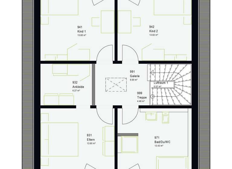 Einfamilienhaus zum Kauf - Erstbezug provisionsfrei 288.496 € 5 Zimmer 145 m² Burghaun 36151