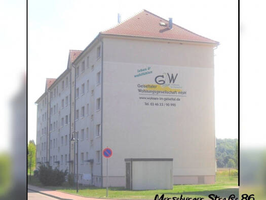 Wohnung zur Miete 280 € 2 Zimmer 55,9 m² 2. Geschoss frei ab 01.12.2025 Merseburger Straße 86a Lunstädt Braunsbedra 06242