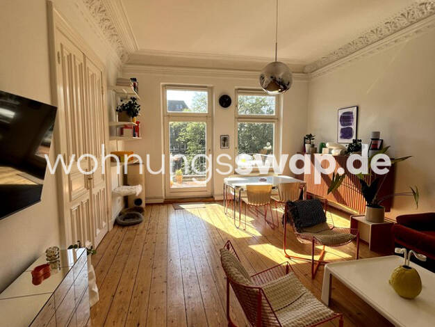 Studio zur Miete Tauschwohnung 1.300 € 2 Zimmer 80 m² 3. Geschoss Altona-Altstadt Hamburg 22769