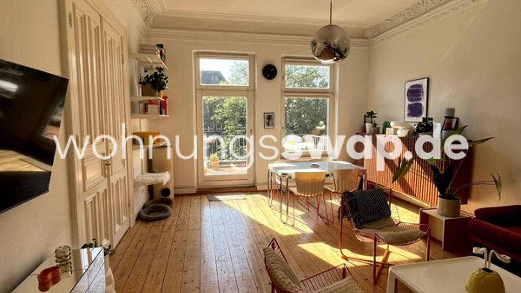Studio zur Miete Tauschwohnung 1.300 € 2 Zimmer 80 m² 3. Geschoss Altona-Altstadt Hamburg 22769