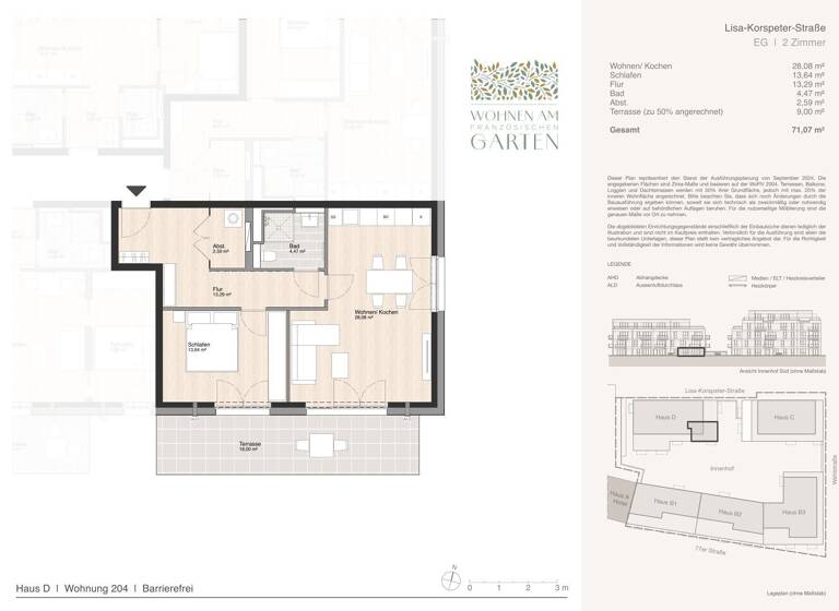 Wohnung zum Kauf - Erstbezug 319.800 € 2 Zimmer 71,1 m² Blumlage Celle 29221