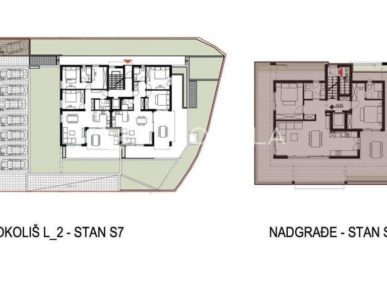 Wohnung zum Kauf 698.500 € 2 Zimmer 136 m² 3. Geschoss Kastel Stari Kastela