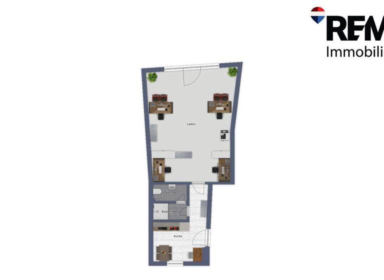 Bürofläche zur Miete 495 € 48 m² Bürofläche Blumlage Celle 29221