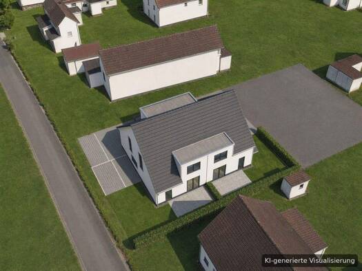 Doppelhaushälfte zum Kauf provisionsfrei 619.965 € 4 Zimmer 138 m² 217 m² Grundstück Siedlerstraße 9 Schwaig Schwaig bei Nürnberg 90571