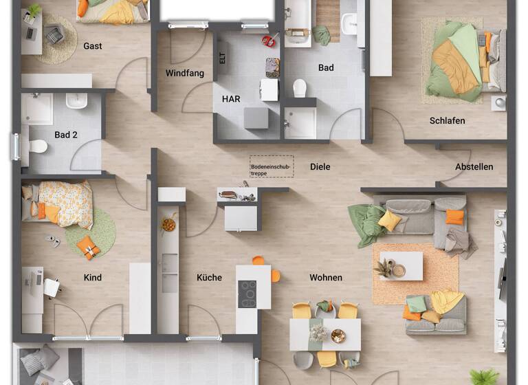 Bungalow zum Kauf provisionsfrei 349.000 € 4 Zimmer 133 m² Neumühl Kehl 77694