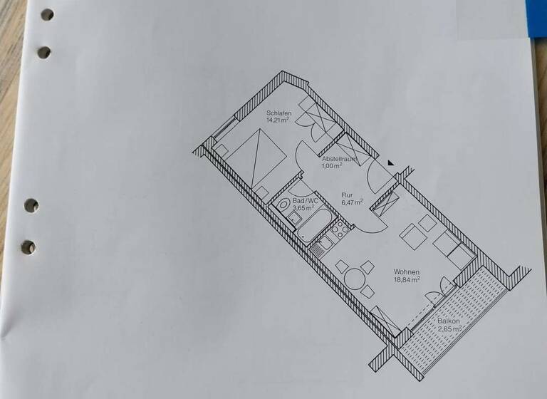 Wohnung zur Miete 500 € 2 Zimmer 45 m² Bamberg 96052