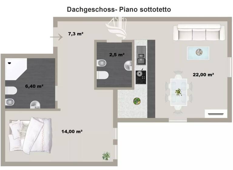 Studio zum Kauf 198.000 € 1 Zimmer 63 m² 4. Geschoss Leifers 39055