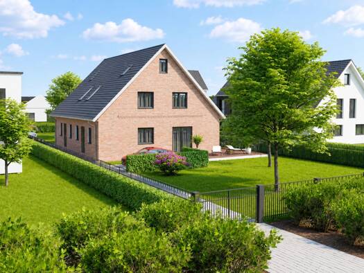 Doppelhaushälfte zum Kauf - Erstbezug 600.000 € 5 Zimmer 129 m² 455 m² Grundstück Bergstedt Wandsbek 22395