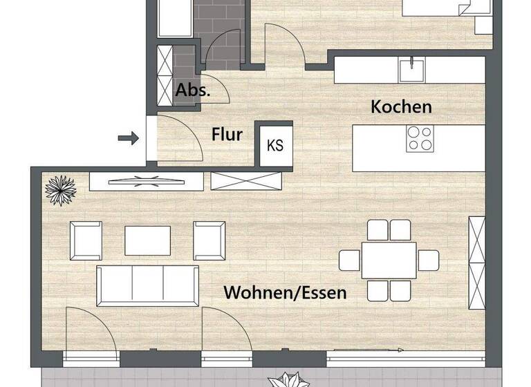 Wohnung zum Kauf 535.000 € 2 Zimmer 98,7 m² frei ab sofort Ingolstadt 85051