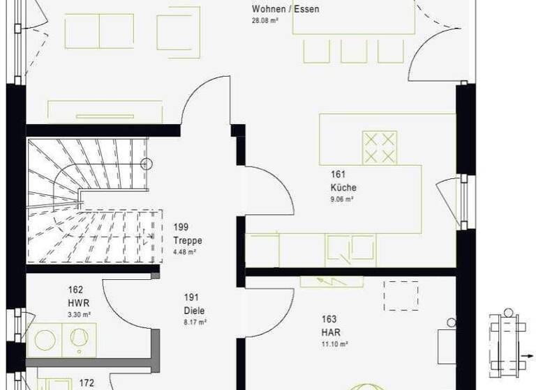 Einfamilienhaus zum Kauf provisionsfrei 370.949 € 5 Zimmer 195 m² 600 m² Grundstück Brasselsberg Kassel 34132
