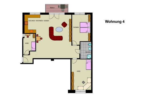 Wohnung zur Miete 1.680 € 4,5 Zimmer 138 m² 2. Geschoss frei ab 01.09.2025 Kray Essen 45307