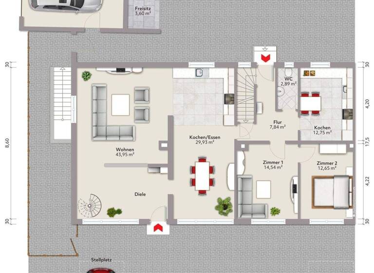 Einfamilienhaus zum Kauf 349.000 € 9 Zimmer 221 m² 637 m² Grundstück Töging 84513