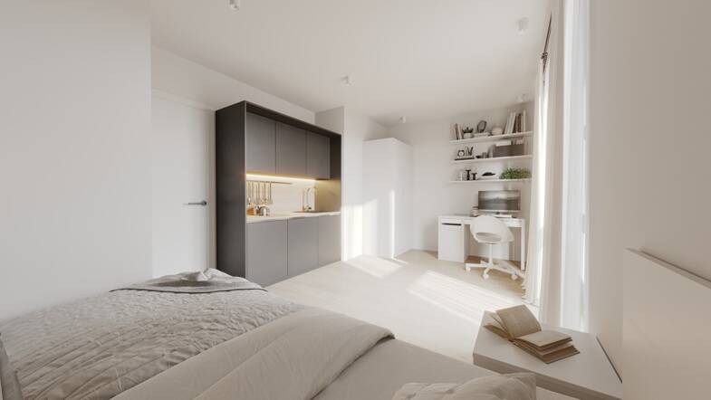 Wohnung zum Kauf - Neubau 144.900 € 1 Zimmer 25,5 m² Deggendorf Deggendorf 94469