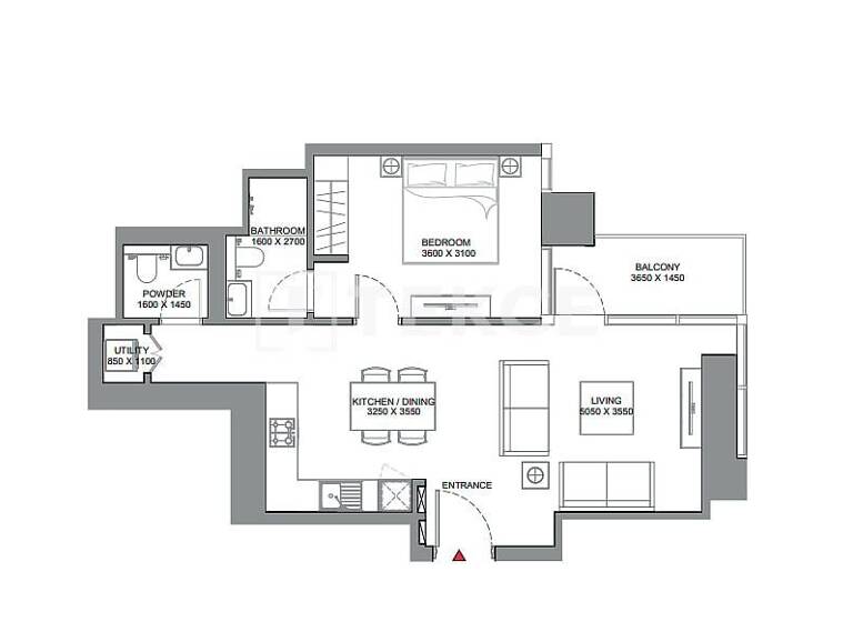 Wohnung zum Kauf 462.000 € 2 Zimmer 73 m² 8. Geschoss Dubai