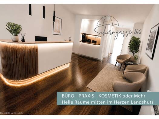 Bürofläche zur Miete provisionsfrei 1.080 € 4 Zimmer 108 m² Bürofläche Schirmgasse 266 Altstadt Landshut 84028