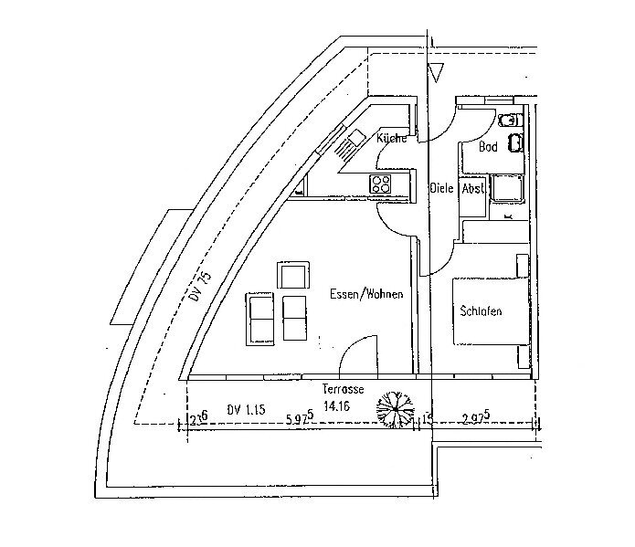 Wohnung zum Kauf 159.000 € 2 Zimmer 53 m²<br/>Wohnfläche 3.<br/>Geschoss Schramberg Schramberg 78713