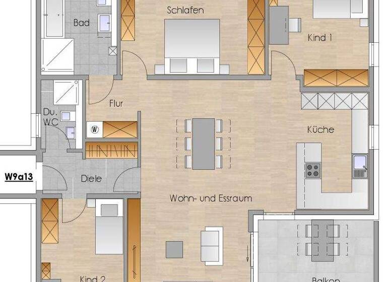 Wohnung zum Kauf - Erstbezug provisionsfrei als Kapitalanlage geeignet 598.000 € 4 Zimmer 125,8 m² Donellusstr. 9a Altdorf Altdorf bei Nürnberg 90518