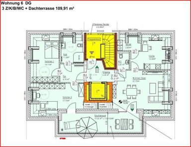 Penthouse zum Kauf 545.500 € 3 Zimmer 109,9 m² 3. Geschoss Hangelsberg Grünheide 15537