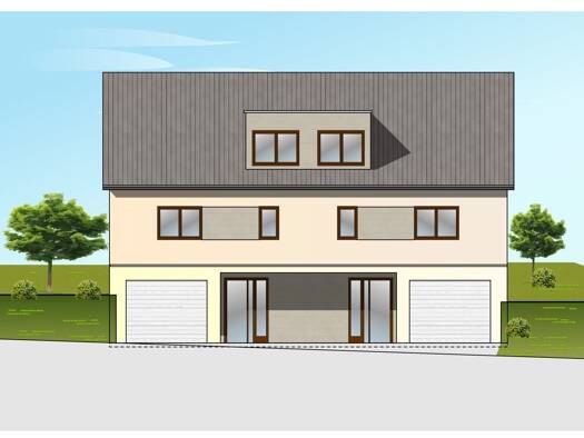 Doppelhaushälfte zum Kauf - Erstbezug provisionsfrei 579.000 € 5,5 Zimmer 142 m² 280 m² Grundstück Schulweg 6/1 Weißbach 74679