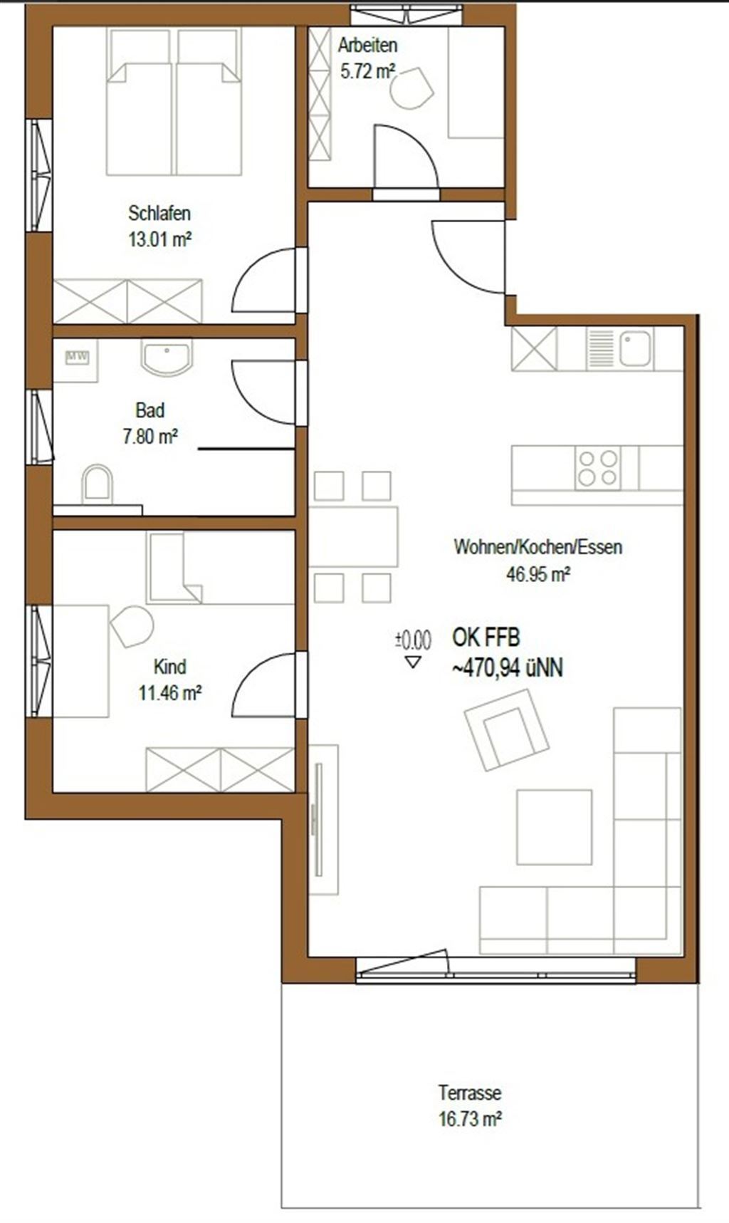 Immobilie zum Kauf provisionsfrei als Kapitalanlage geeignet 319.000 € 4 Zimmer 93,2 m²<br/>Fläche Oberdachstetten Oberdachstetten 91617