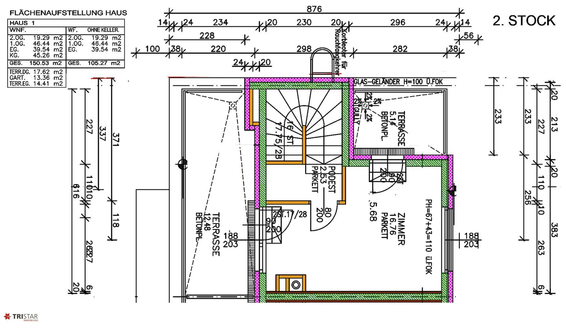 Reihenmittelhaus zum Kauf 599.000 € 5 Zimmer 103 m²<br/>Wohnfläche 31.12.2024<br/>Verfügbarkeit Wien 1220