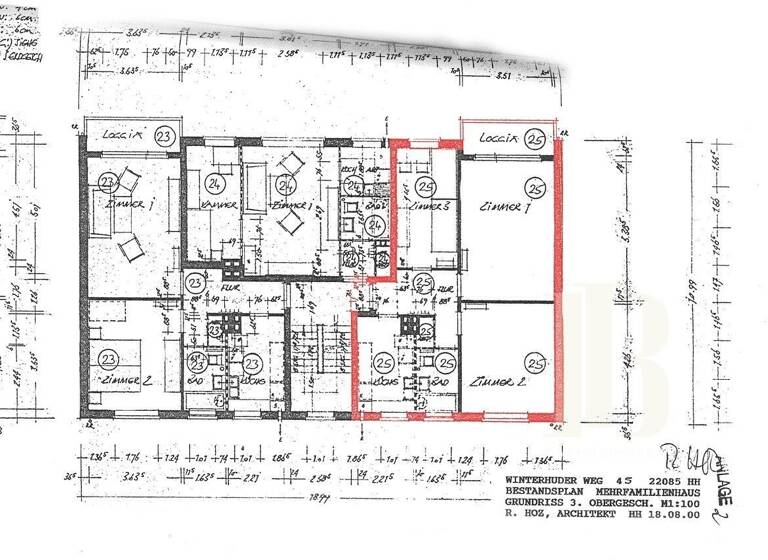 Wohnung zur Versteigerung 560.000 € 3 Zimmer 66,7 m²<br/>Wohnfläche 3.<br/>Geschoss Winterhuder weg 45 Uhlenhorst Hamburg 22085