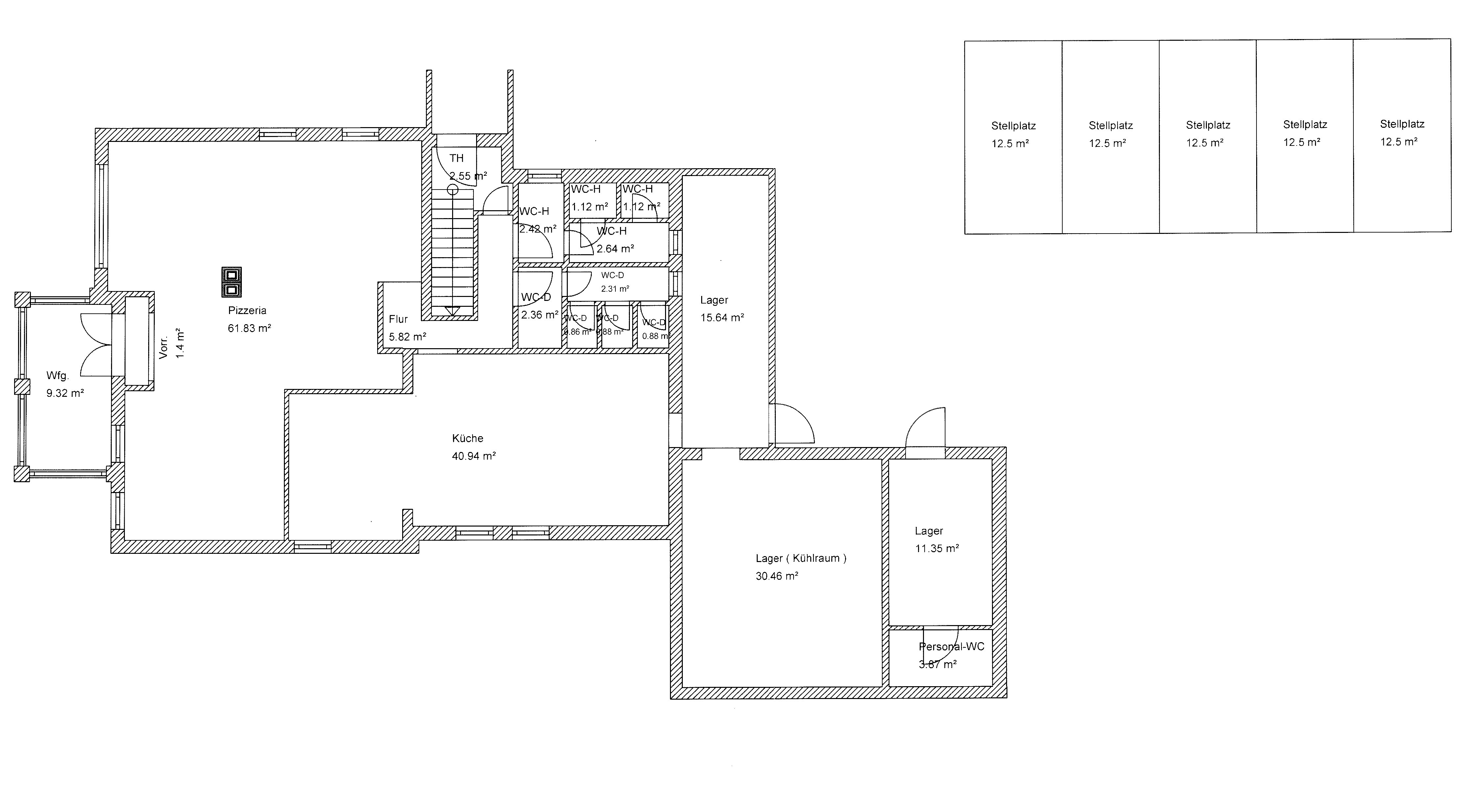 Restaurant zur Miete 2.000 € 192,4 m²<br/>Gastrofläche Parkstraße 62 Hude Hude (Oldenburg) 27798