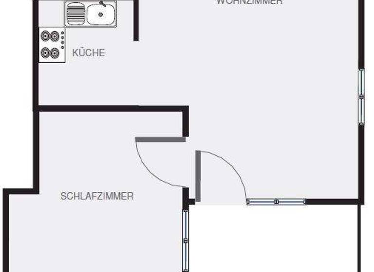 Wohnung zur Miete 399 € 2 Zimmer 39,9 m² EG frei ab 10.04.2026 Basteistr. 6 Forchheim 91301