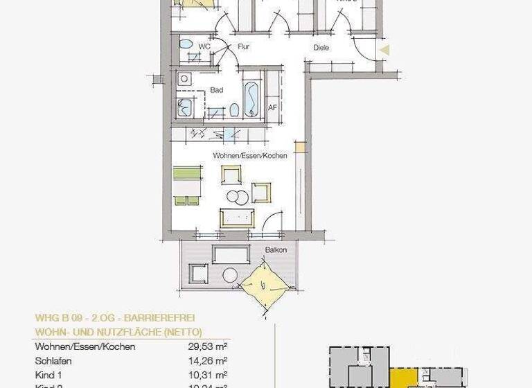 Wohnung zum Kauf provisionsfrei 486.545 € 4 Zimmer 92 m² 2. Geschoss frei ab sofort Van-Gogh-Straße Herpersdorf Nürnberg 90455