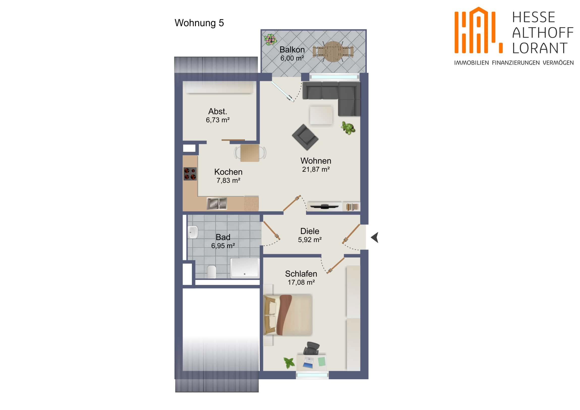 Wohnung zum Kauf provisionsfrei 246.500 € 2 Zimmer 62,4 m²<br/>Wohnfläche Ostbüren Fröndenberg 58730