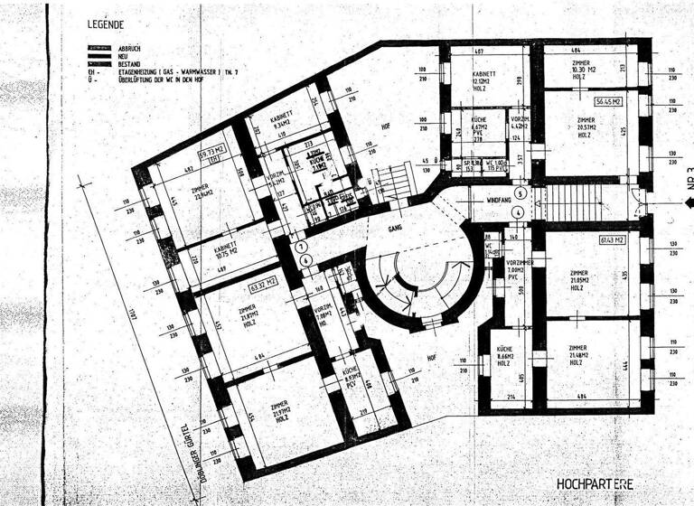 Wohnung zum Kauf 230.000 € 2 Zimmer 59,3 m² 1. Geschoss Wien 1190