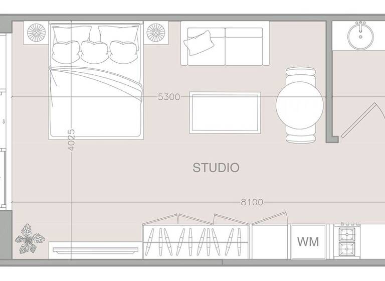 Wohnung zum Kauf provisionsfrei 192.066 € 2 Zimmer 39,9 m² Dubai 00000