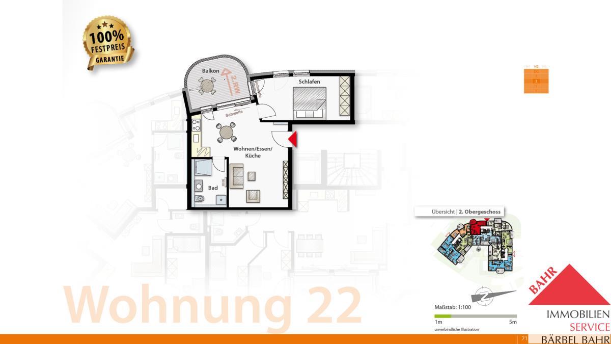 Wohnung zum Kauf provisionsfrei 369.000 € 2 Zimmer 53 m²<br/>Wohnfläche Sindelfingen 2 Sindelfingen 71063