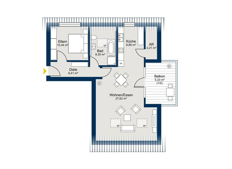 Wohnung zum Kauf 399.000 € 2 Zimmer 69 m² frei ab 01.07.2026 Pfaffenhofen a d Ilm Pfaffenhofen an der Ilm 85276