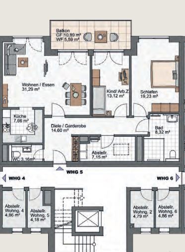 Wohnung zum Kauf provisionsfrei als Kapitalanlage geeignet 499.500 € 3 Zimmer 114 m²<br/>Wohnfläche Georg-Heinrich-Tischbein-Weg 3 Moorhausen Lilienthal 28865