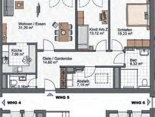 Wohnung zum Kauf - Erstbezug provisionsfrei als Kapitalanlage geeignet 499.500 € 3 Zimmer 114 m² Georg-Heinrich-Tischbein-Weg 3 Moorhausen Lilienthal 28865