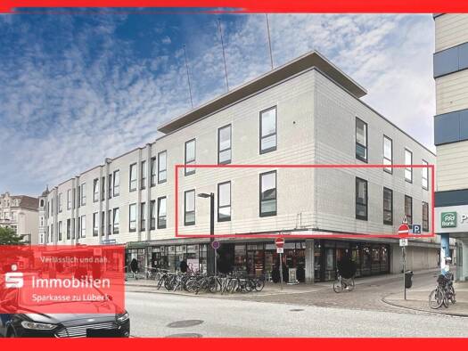 Büro zur Miete provisionsfrei 15 € 20 Zimmer Innenstadt Lübeck, Innenstadt 23552