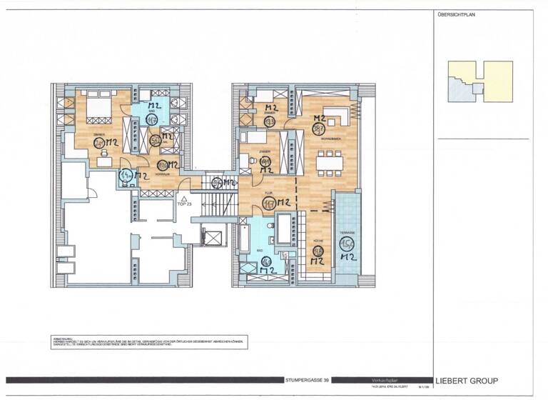 Penthouse zum Kauf provisionsfrei 1.850.000 € 4,5 Zimmer 175 m² Wien 1060