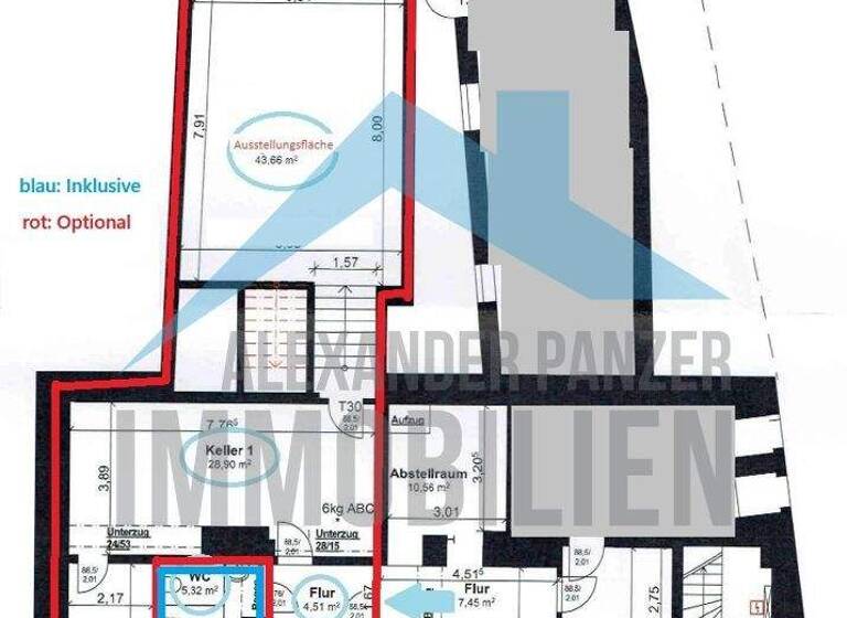 Verkaufsfläche zur Miete 1.450 € 111,3 m² Verkaufsfläche Höxter 37671