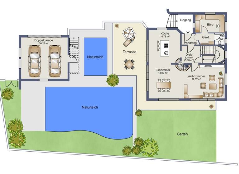 Einfamilienhaus zum Kauf 6 Zimmer 177,3 m² 1.142 m² Grundstück Löherstrasse 18 Altach 6844
