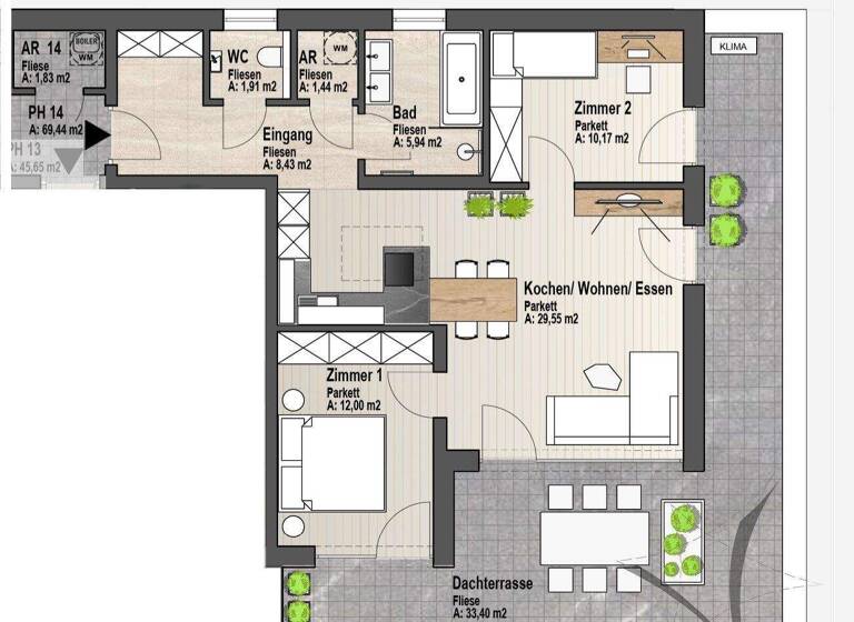 Wohnung zum Kauf 319.000 € 69,4 m² 2. Geschoss Leibnitz 8430